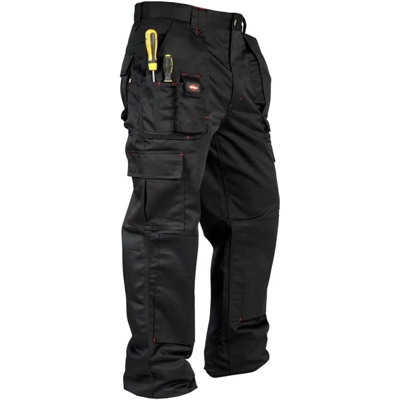 Lee Cooper LCPNT206 Pantalon de Trabajo Hombre.W32-L33 . Negro