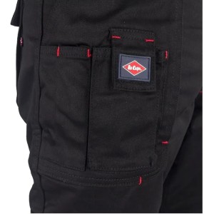 Lee Cooper LCPNT206 Pantalon de Trabajo Hombre.W32-L33 . Negro
