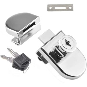 Cerradura de Gabinete de Vidrio para Puerta de Vidrio de 5-8mm