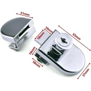 Cerradura de Gabinete de Vidrio para Puerta de Vidrio de 5-8mm