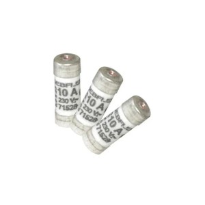 Debflex Juego de 3 fusibles de cerámica 10 A. 8,5 x 23 mm