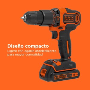 BLACK+DECKER Taladro percutor sin cable 18V