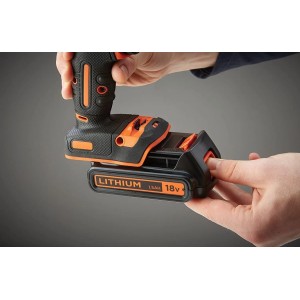 BLACK+DECKER Taladro percutor sin cable 18V