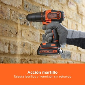 BLACK+DECKER Taladro percutor sin cable 18V