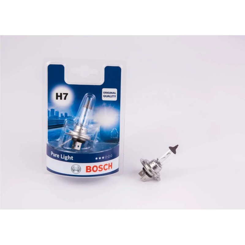 Bosch H7 Pure Light Lámpara para faros, 12 V 55 W