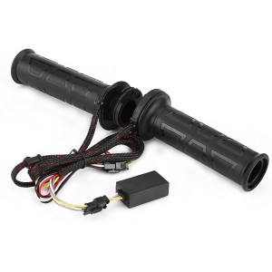 Puños calefactables de Motocicleta 12V  Aluminio 22mm