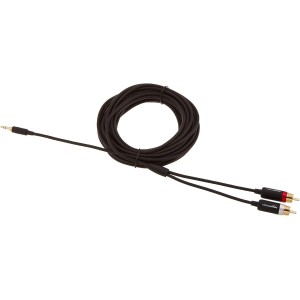 Amazon Basics Cable  adaptador de audio 7.6 m