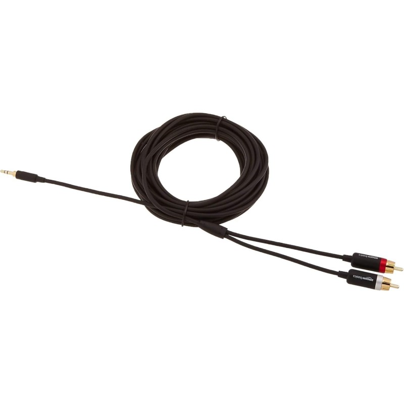 Amazon Basics Cable  adaptador de audio 7.6 m