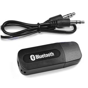 Receptor de música inalámbrico USB Bluetooth blanco