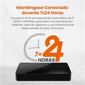 Tenda SG108 Switch de Escritorio Gigabit de 8 Puertos