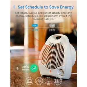 Meross 4 Interruptor Universal Inteligente, 10A DIY Interruptor Inteligente , Interruptor WiFi con Control de Voz