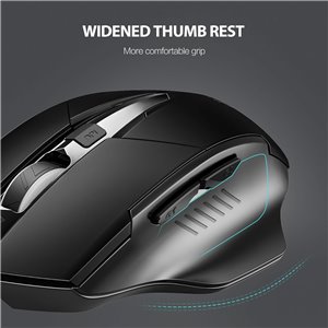 Inphic PM6 mouse inalámbrico recargable, silencioso