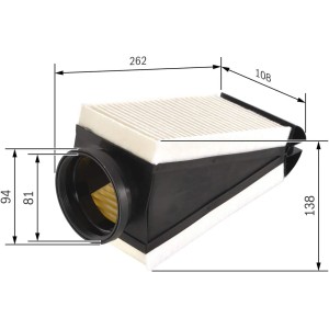 Bosch S0497 - Filtro de aire para vehículos