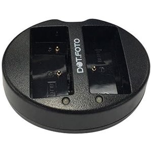 Dot.Foto BLH-1 USB Cargador Doble (BCH-1 Tipo)