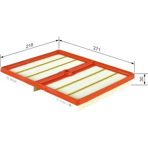 Bosch S0611 - Filtro de aire para vehículos