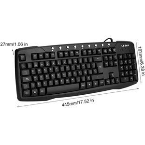 Teclado USB para PC LESHP