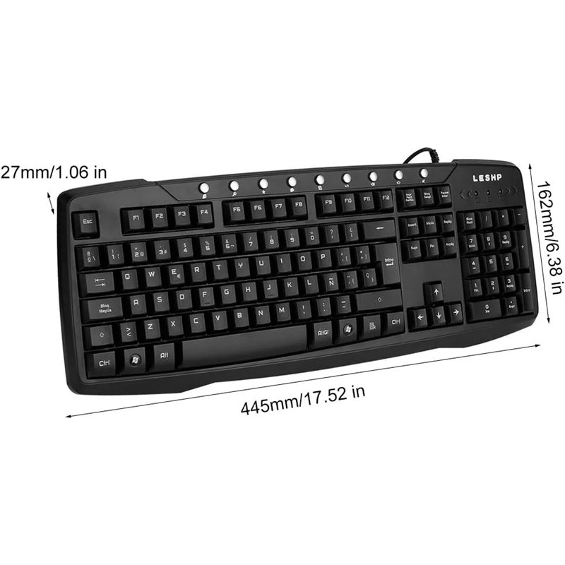 Teclado USB para PC LESHP