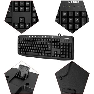 Teclado USB para PC LESHP