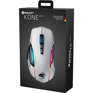 Ratón Gaming Optico con Cable Blanco Kone AIMO