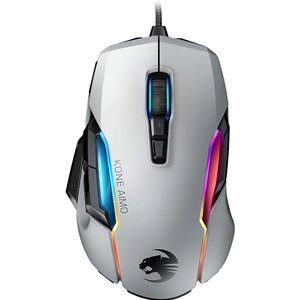 Ratón Gaming Optico con Cable Blanco Kone AIMO