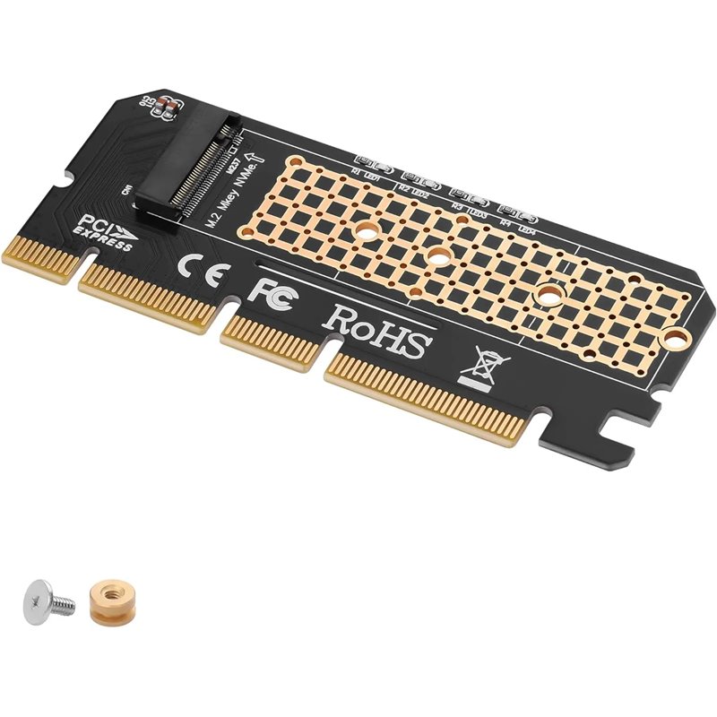 Tarjeta adaptadora M.2 NVME SSD a PCIE 4X 8X 16X M. 2M Key