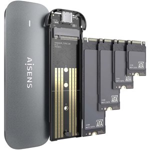 CAJA EXTERNA AISENS M.2 (NGFF) ASM2-006GRY SATA A USB3.1 GEN1 GRIS