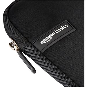 Amazon Basics Funda para portátiles de hasta 14-Pulgadas, Color Negro