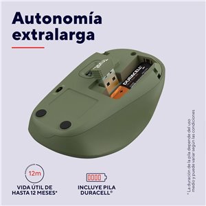 Trust Yvi+ Ratón Inalámbrico Silencioso