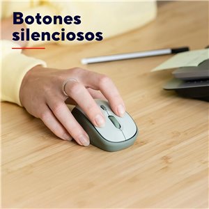 Trust Yvi+ Ratón Inalámbrico Silencioso