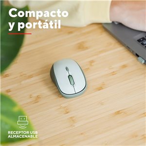 Trust Yvi+ Ratón Inalámbrico Silencioso