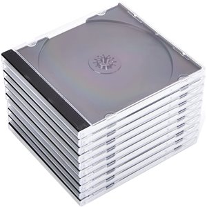 Caja estándar para 1 CD – Pack 10 Unidades