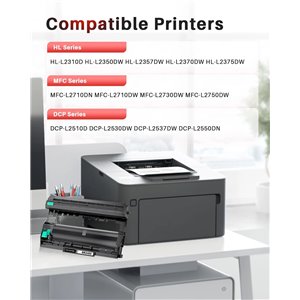 Pack de 2 DR2400 Tambor para Brother DR-2400 para Brother HL