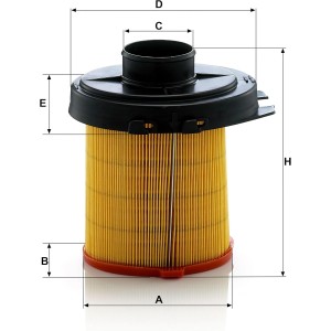 MANN-FILTER C 1468 Filtro de aire