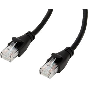 Amazon Basics Cable de Red Ethernet con Conectores RJ45 (Cat. 6, 1000 Mbit/s, 3 m), Negro