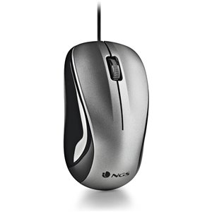 NGS Crew - Ratón Óptico 1200dpi con Cable USB
