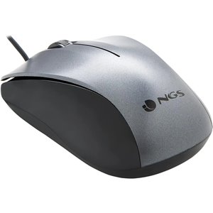 NGS Crew - Ratón Óptico 1200dpi con Cable USB