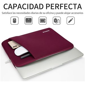 RAINYEAR Funda para Portátil de 15,6 Pulgadas
