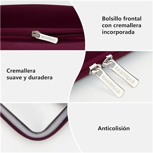 RAINYEAR Funda para Portátil de 15,6 Pulgadas