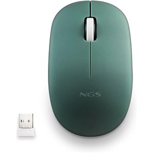 NGS Fog Pro Green - Ratón Inalámbrico Óptico