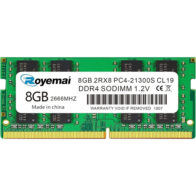 Memoria RAM de 8 GB, DDR4, PC4-21300U