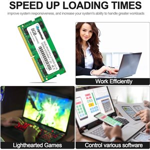 Memoria RAM de 8 GB, DDR4, PC4-21300U