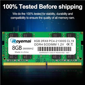 Memoria RAM de 8 GB, DDR4, PC4-21300U