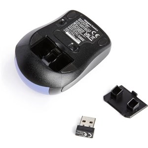 Ratón inalámbrico con Receptor USB Nano, Color Azu