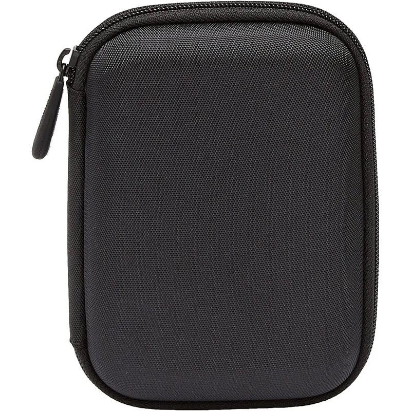 Amazon Basics Funda de Disco Duro, 15.1 x 10.8 x 4.2 cm, Color Negro y Naranja