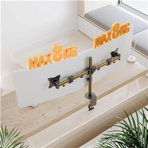 RICOO Soporte Monitor Mesa 15-27" Pulgadas (38-69cm)