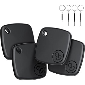 Air Tag Smart Tracker 4 Pack, Localizador Funciona con Apple Buscar (Sólo iOS)