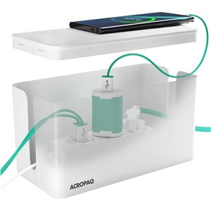 ACROPAQ Caja Cables - Pequeña (23,5 x 12 x 11,5 cm)