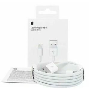 CABLE USB LIGHTNING ORIGINAL APPLE 8 PINS 1M.(MD818ZM/A) IPHONE/IPAD/IPOD