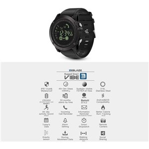 SmartWatch Reloj Inteligente Deportivo Zeblaze Vibe 3 Negro