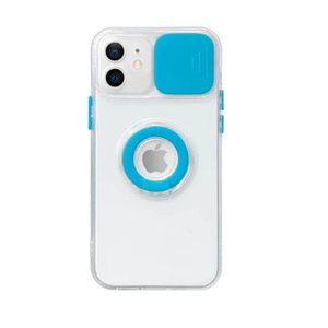 Funda iPhone 11 Pro Max Transparente con Anilla y Cubre